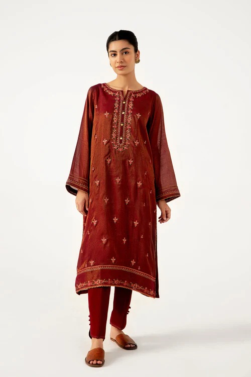 Stitched 2 Piece Mysuri Embroidered Outfit
